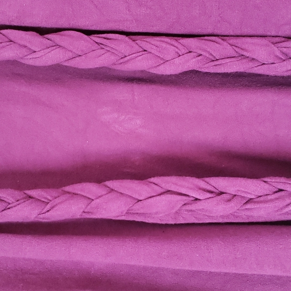 Wine colored, mid thigh length, Sweater - Picture 3 of 5